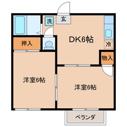 黒沢コーポ（深谷市東方町）の物件間取画像